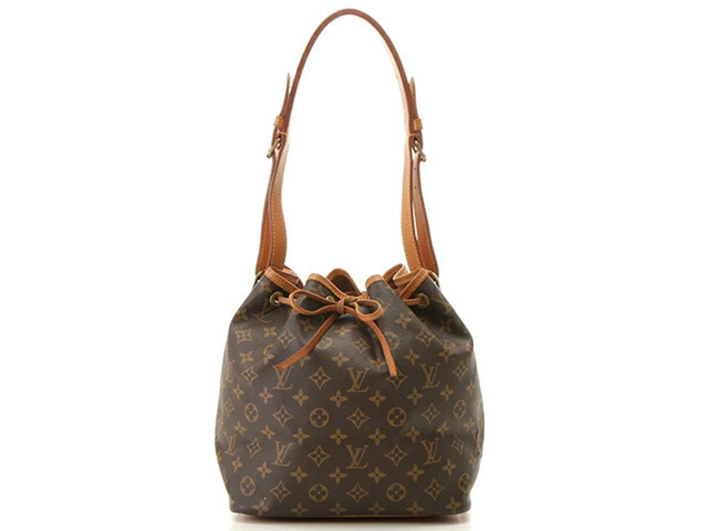 LOUIS VUITTON Monogram Noe Bucket Bag Brown